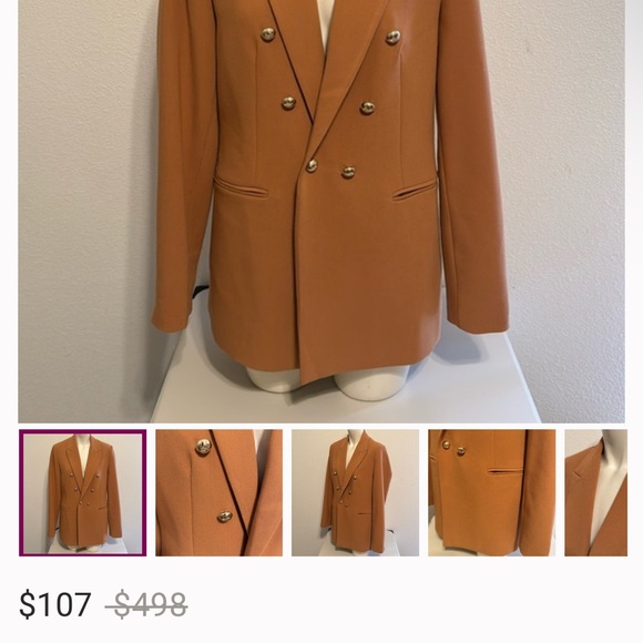 Elie Tahari Jackets & Blazers - Elie Tahari Gold Blazer